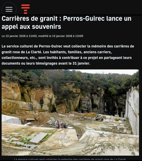 Carrières de la Clarté, Perros-Guirec