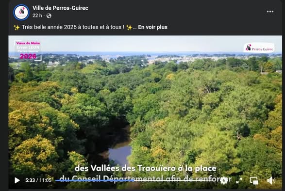 Vœux du maire : vue sur les vallées des Traouïero